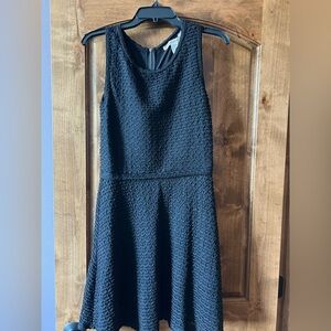 Max Studio Textured Black Dress